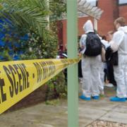 The showcase featured several crime scenes constructed around the Bridgwater campus, which students eagerly investigated with guidance from guest speakers
