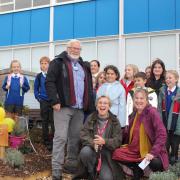 The opening of the wellbeing garden at Danesfield CofE School. Picture: Danesfield