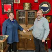 The couple were one of the first to book an exhibit at the prestigious antiques fair
