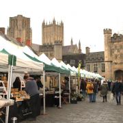 Over 100 market stalls will line the Market Place and Bishop's Palace Green