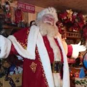 Father Christmas at his Grotto in Frome.