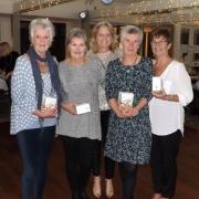 The winners of the Ladies Festive Fun competition on 6th December
