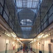 Inside one of the wings where inmates were held at Shepton Mallet Prison.