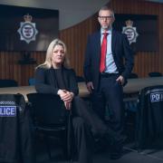DC Amber Redman and DS Geoff Smith, who work in our Professional Standards Department. Picture: Copyright Gareth Iwan Jones, Channel 4