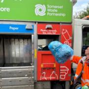 Flexible plastics being collected by Somerset waste