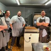 Chefs at Monday's launch at Duende Cody Lasky, Joseph Roach, Miguel Tenreiro, Martyn Baylis, Olivier Certain. Picture: Exmoor Food Fest