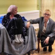 Judith (left) and Ros, played by Serena Spiller and Lucy Turner
