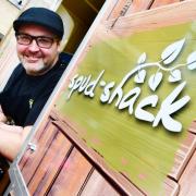 Mark Watts, current owner of the Spud-Shack on Fore Street.