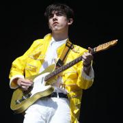 Declan McKenna performs on the main stage of the TRNSMT festival.