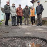 Residents on a lane in Watchet believe they live on the 'most potholed road in England'.
