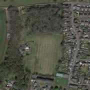 The area of land in Midsomer Norton where 54 new homes could be built.