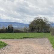 Proposed site of the solar farm in Creech St Michael