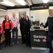 Wellington Mayor, cllr Marcus Barr, at the hub's opening day earlier this week