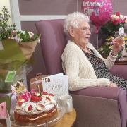 Joan Gifford celebrates her 105th birthday