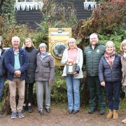 A photo of the group that fundraised to install the defibrillators