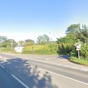 The location on the A361 in East Cranmore where the collision reportedly occurred.