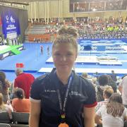 Jess Vickery with her bronze medal