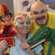 Residents of the care home were treated to a themed party and dinner