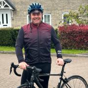 Stuart Hooper will cycle from London to Paris