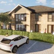 An artist's impression of the planned new care home on Westfield Lane in Draycott.