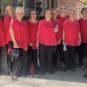 The Singsational chorus in Sheffield