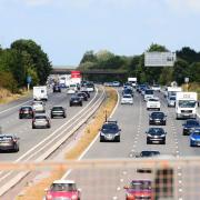 Archive image of the M5 in Taunton