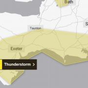 The maps shows the area covered by the new weather warning