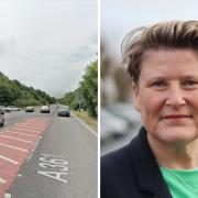 MP Sarah Dyke has met with figures from the police and Somerset Council to discuss the road.