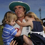 Michael Vaughan’s son Archie (left) has signed a professional contract with Somerset