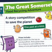 The contest invites Somerset children aged four to 11 to write a short story on the theme 'The Great Somerset Food Recycling Adventure'