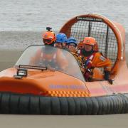 RESCUE: Crews were out in Burnham-On-Sea searching for a missing 56-year-old man