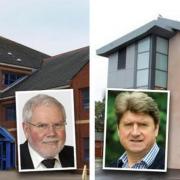 MERGER PLAN: John Williams and Anthony Trollope-Bellew, from Taunton Deane and West Som