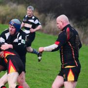 SCRAP: Action from Minehead 2nds' 14-12 victory over Chard 2nds.