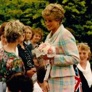 VISIT: Thousands turned out to see Princess Diana in Taunton in June, 1993