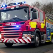 FIRE: Crews were called to an incident in Brompton Regis