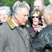 STORIES: Prince Charles meets residents in Langport in February 2014