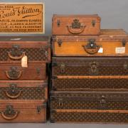 AUCTION: Remarkable collection of vintage Louis Vuitton luggage to be sold by Lawrences of Crewkerne