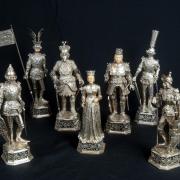 KNIGHTS SOLD: This superb single vendor collection of silver Teutonic knights collectively sold for £8,450