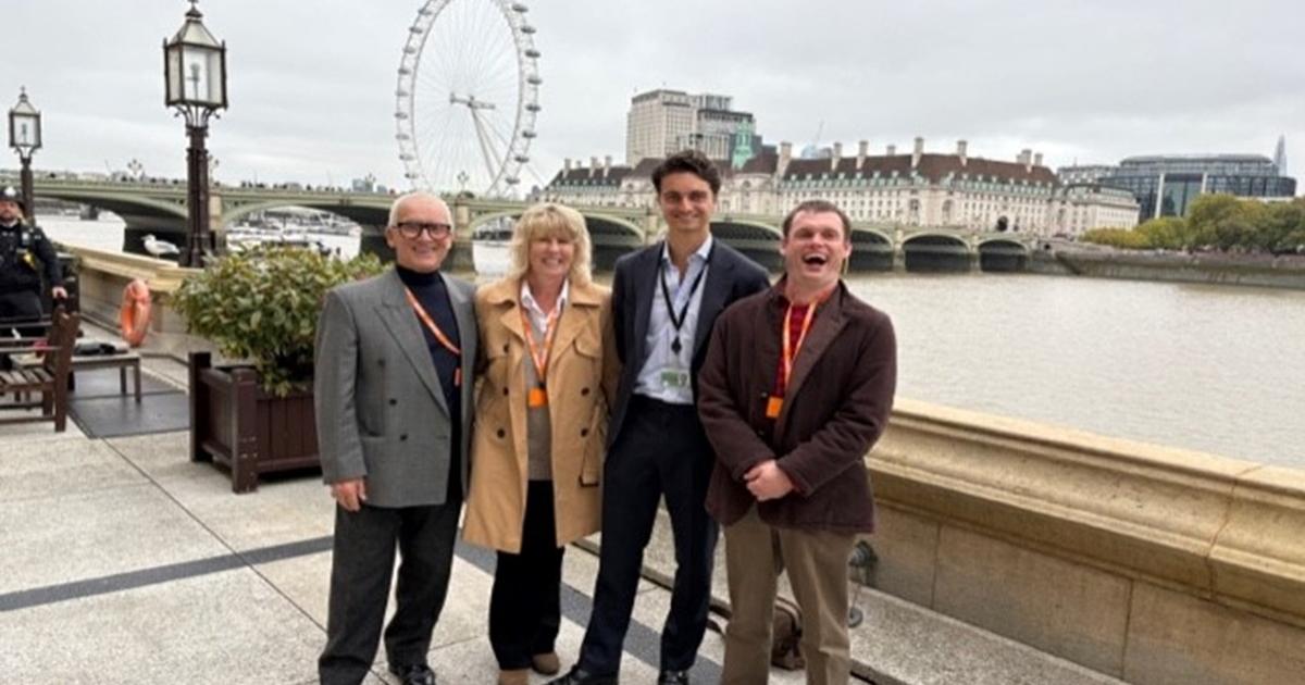 Somerset man who recently learned to read tours Parliament