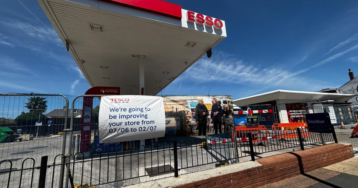 Tesco petrol station in Taunton to reopen later than planned