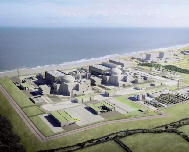 Somerset County Gazette: An artist's impression of the Hinkley C site