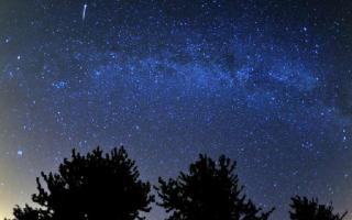 The Geminid meteor shower will light up the skies this week. Picture: PA