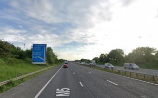 The M5 will be closed northbound between junctions 24 and 23 for two more nights. Picture: Google Street View