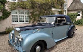 1952 Alvis Tickford DHC to be auctioned at Charterhouse.