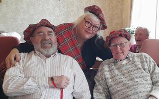 Nynehead Court was awash in tartan as attendees jubilantly marked the occasion