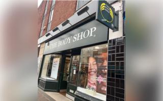 The Body Shop in Taunton town centre