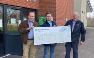 Persimmon Homes South West provided a £1,000 donation to the Somerset Wood Joint Committee