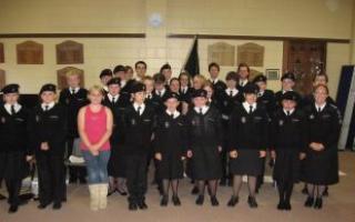 St John Ambulance cadets' summer presentation in 2010
