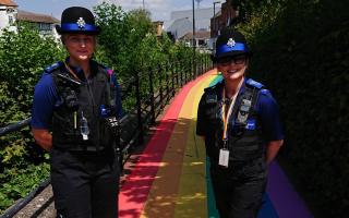 PRIDE: To PCSO Supervisor Sharon Baker and PCSO Gina Cunningham, Pride means inclusivity