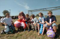 Youngsters enjoy the entertainment at the fayre